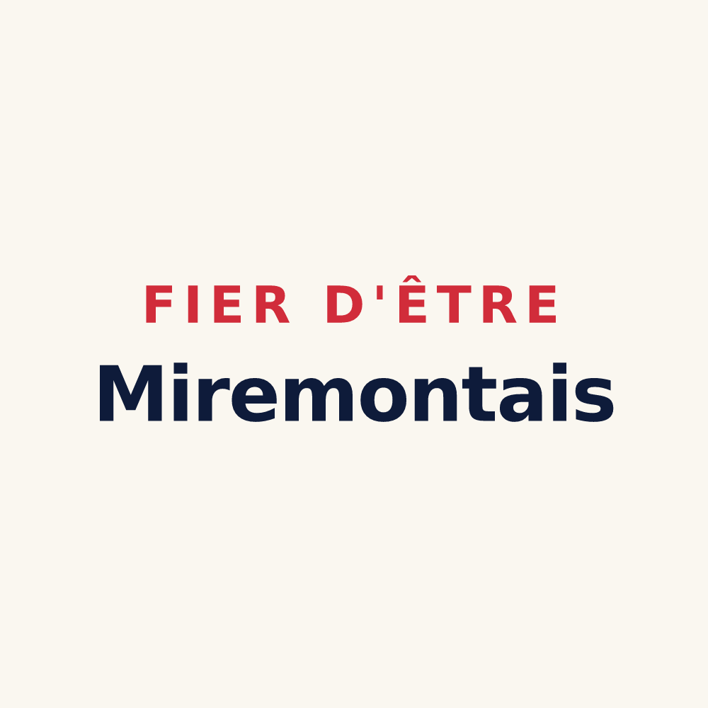 Tasse « Fier d'être Miremontais » — design pour Miremont