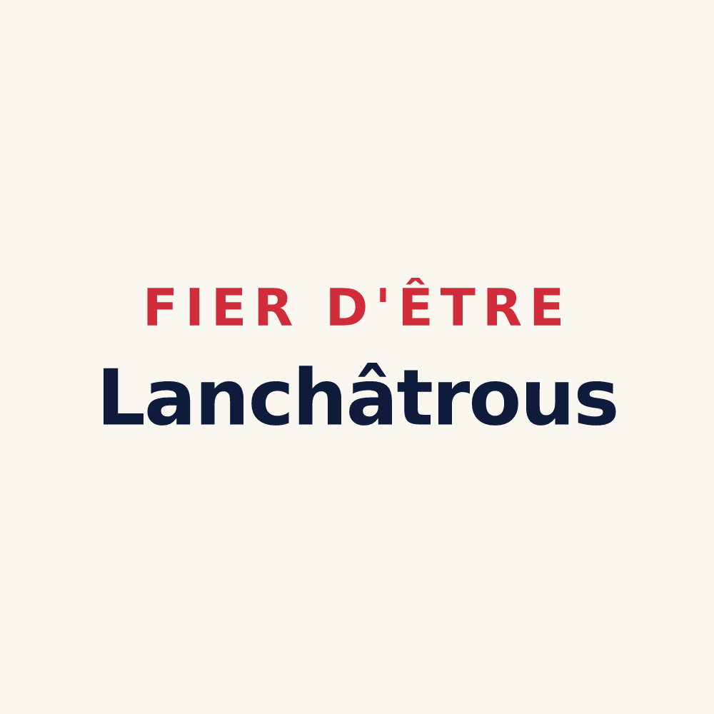 Tasse « Fier d'être Lanchâtrous » — design pour Miribel-Lanchâtre