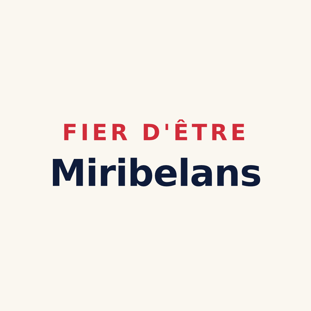 Tasse « Fier d'être Miribelans » — design pour Miribel