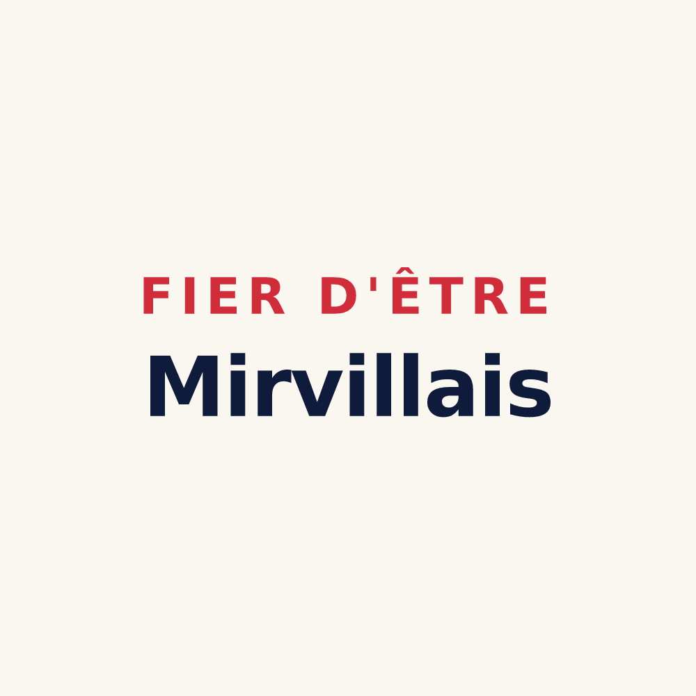 Tasse « Fier d'être Mirvillais » — design pour Mirville