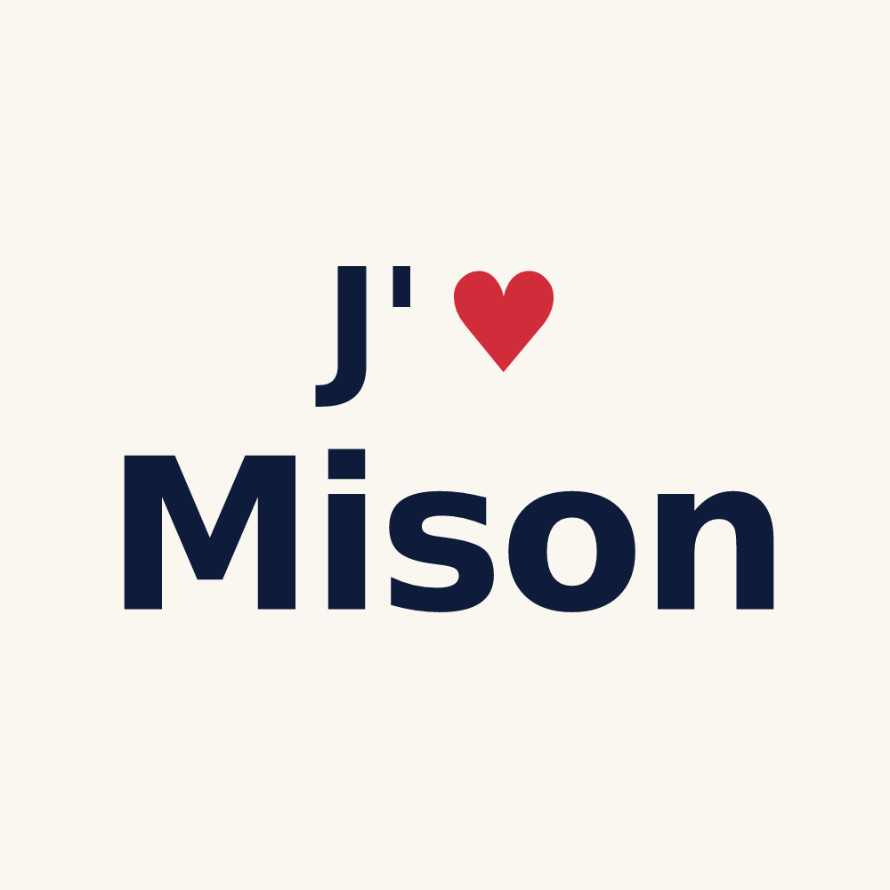 Tasse personnalisée Mison — design J'aime Mison