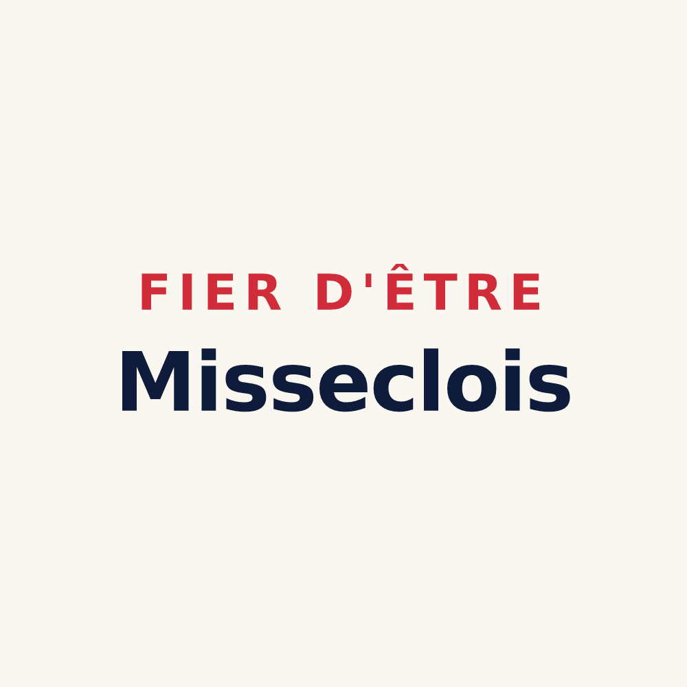 Tasse « Fier d'être Misseclois » — design pour Missècle