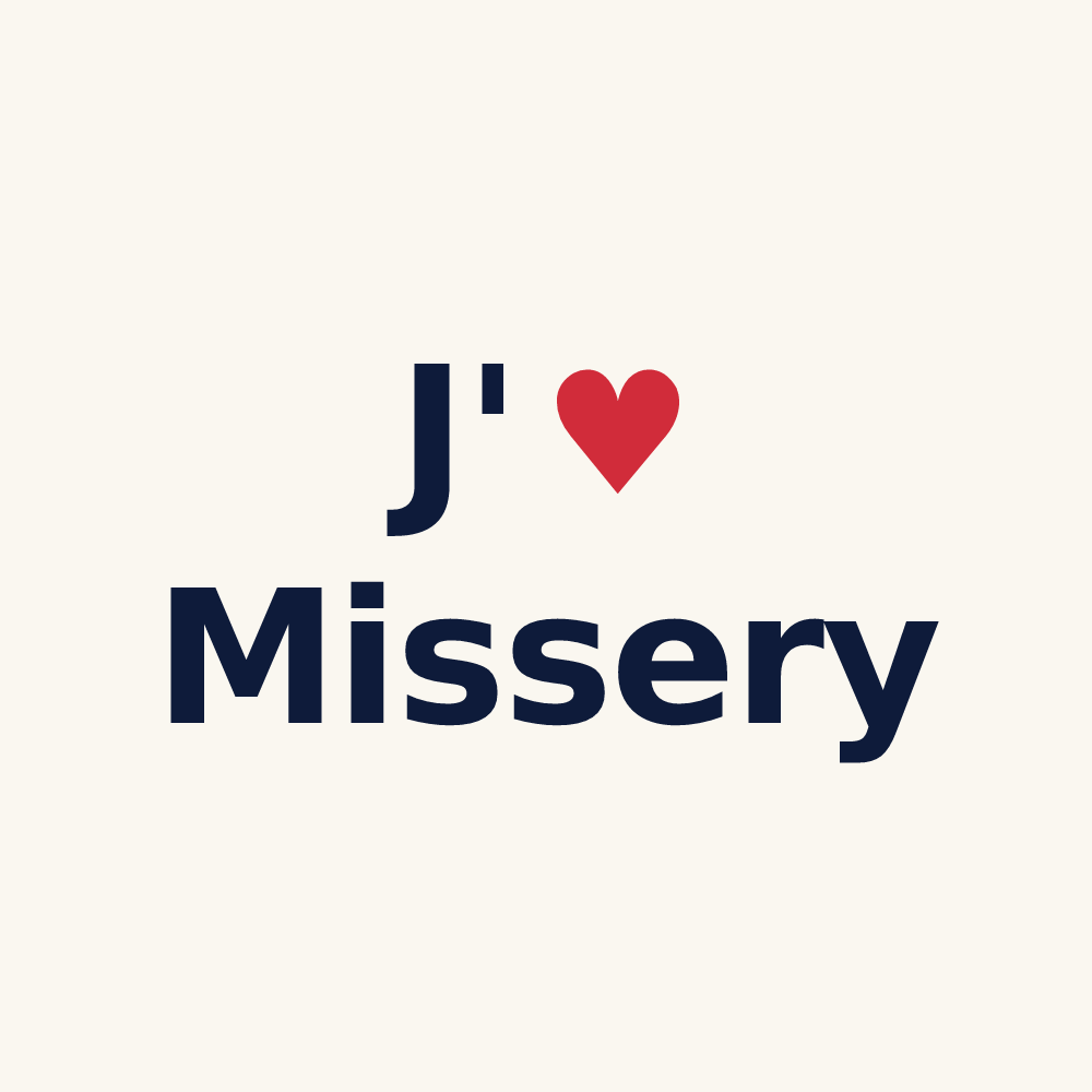 Tasse personnalisée Missery — design J'aime Missery