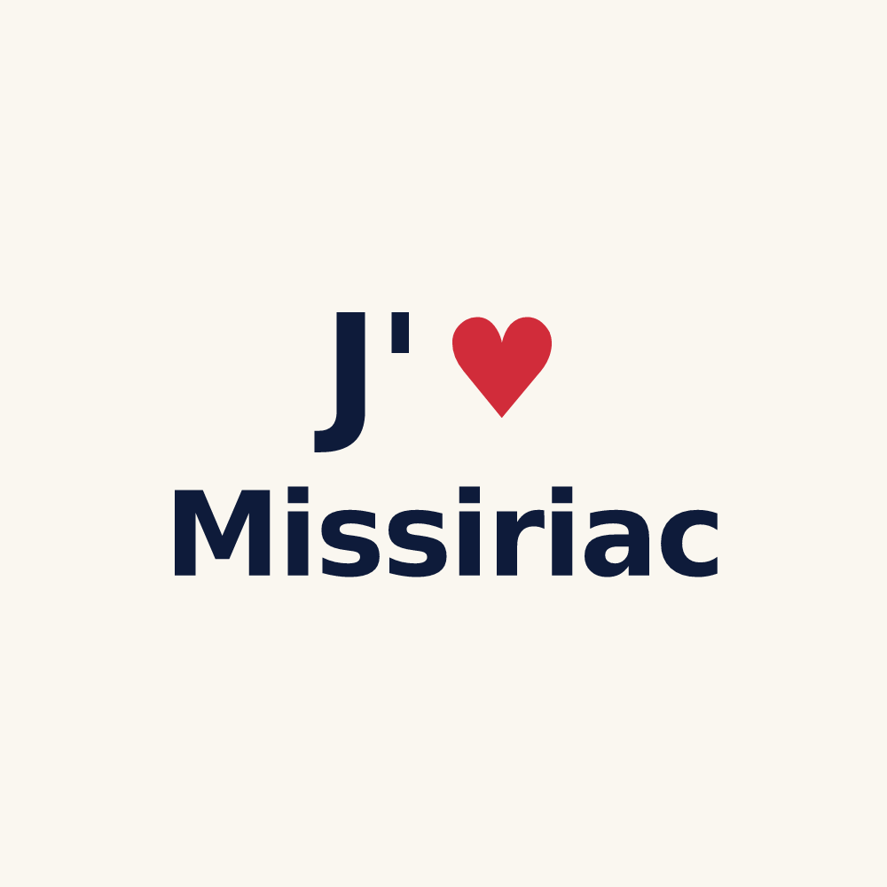 Tasse personnalisée Missiriac — design J'aime Missiriac