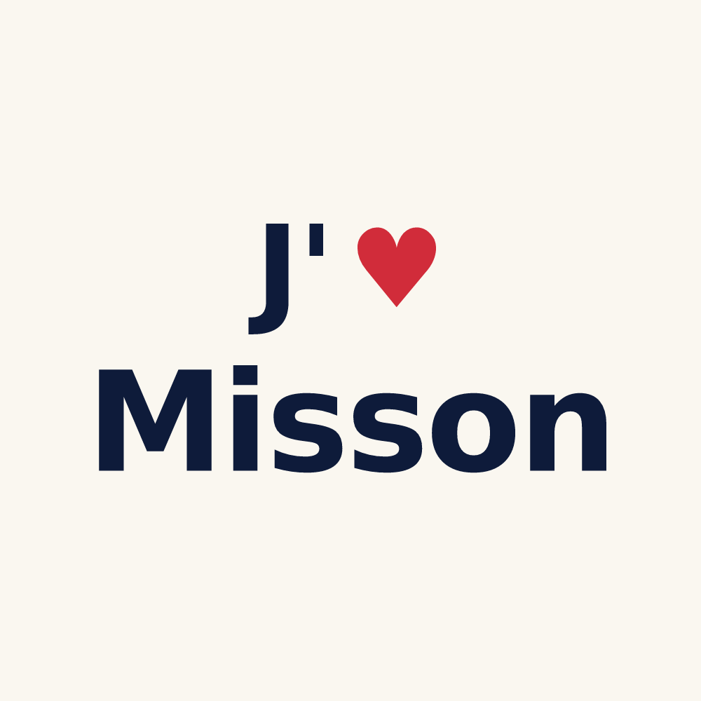 Tasse personnalisée Misson — design J'aime Misson