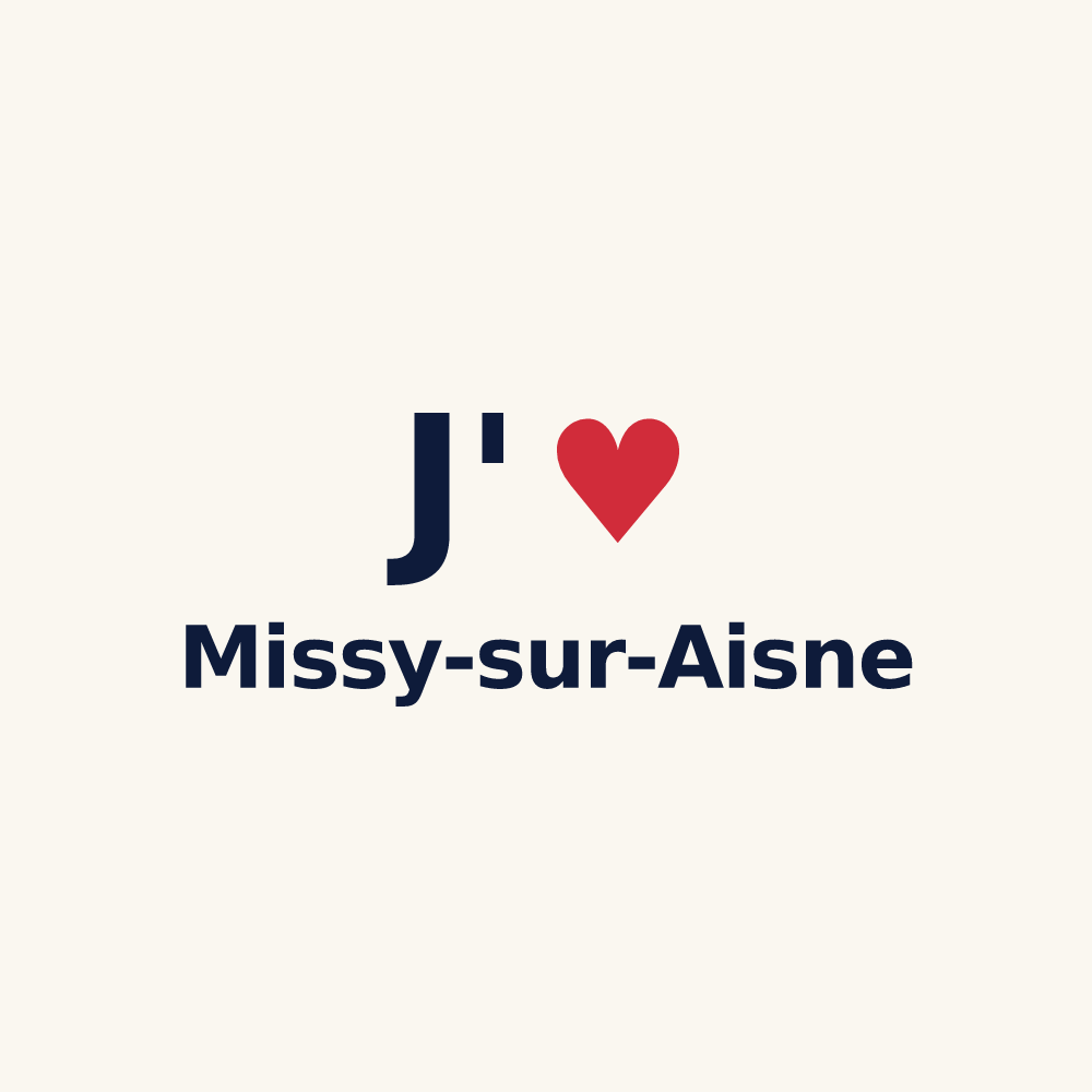Tasse personnalisée Missy-sur-Aisne — design J'aime Missy-sur-Aisne