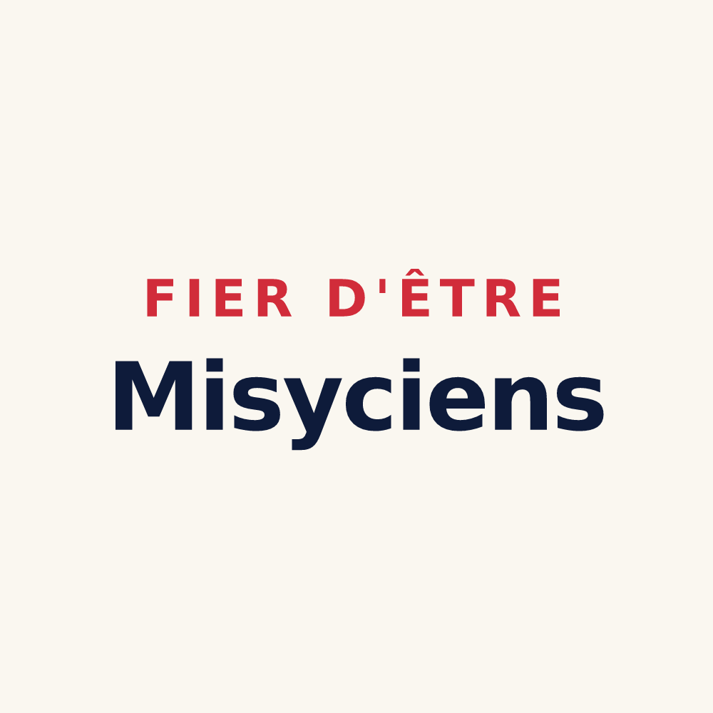 Tasse « Fier d'être Misyciens » — design pour Misy-sur-Yonne