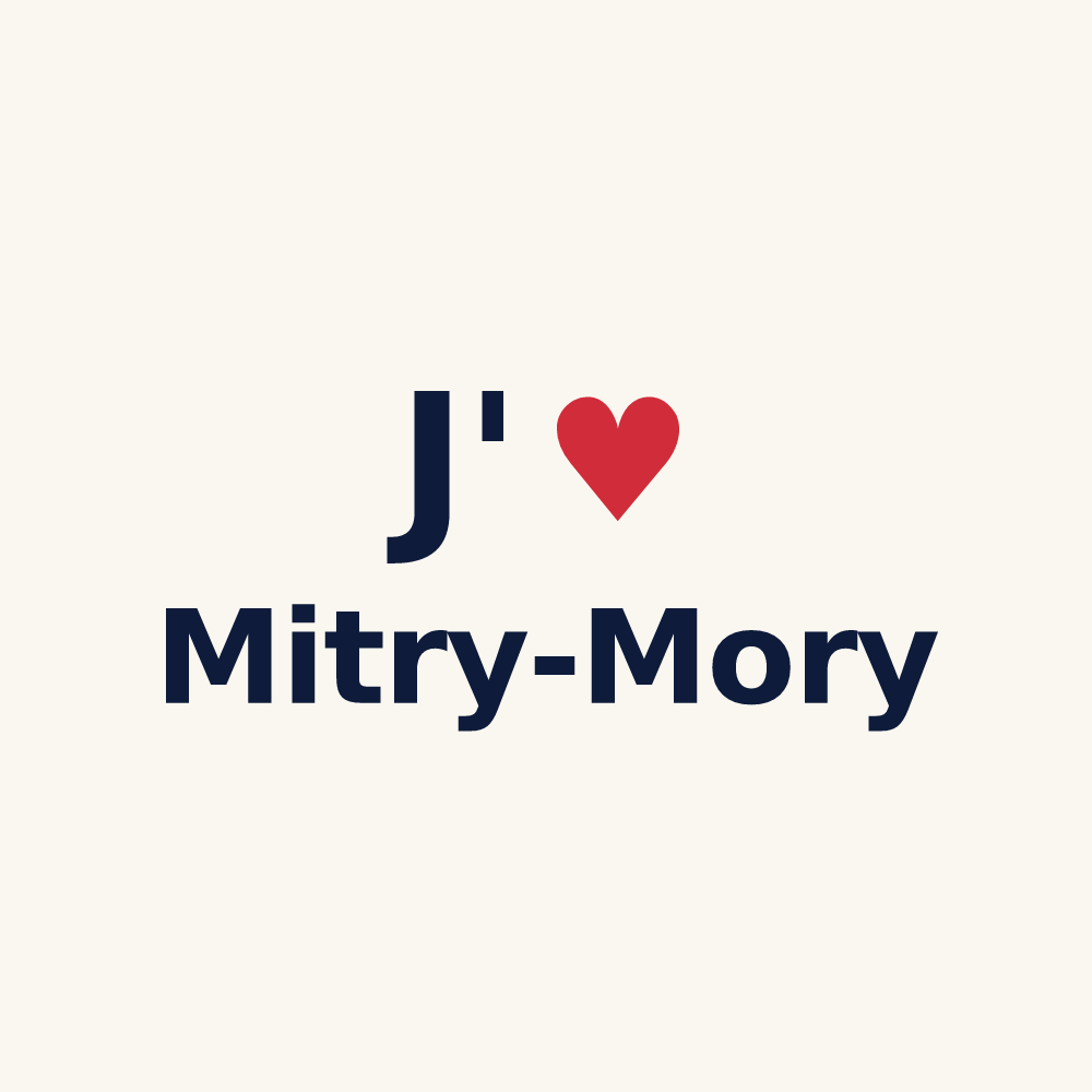 Tasse personnalisée Mitry-Mory — design J'aime Mitry-Mory