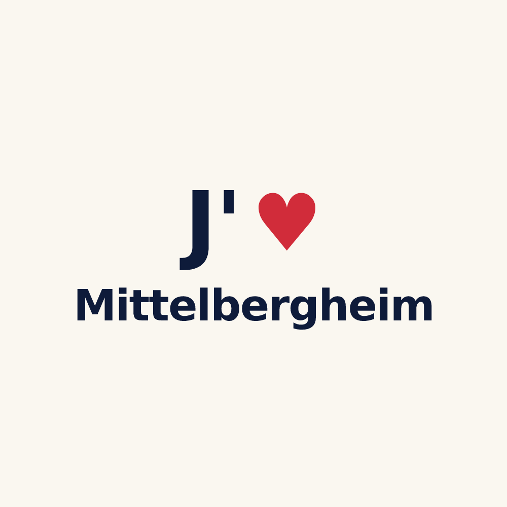 Tasse personnalisée Mittelbergheim — design J'aime Mittelbergheim