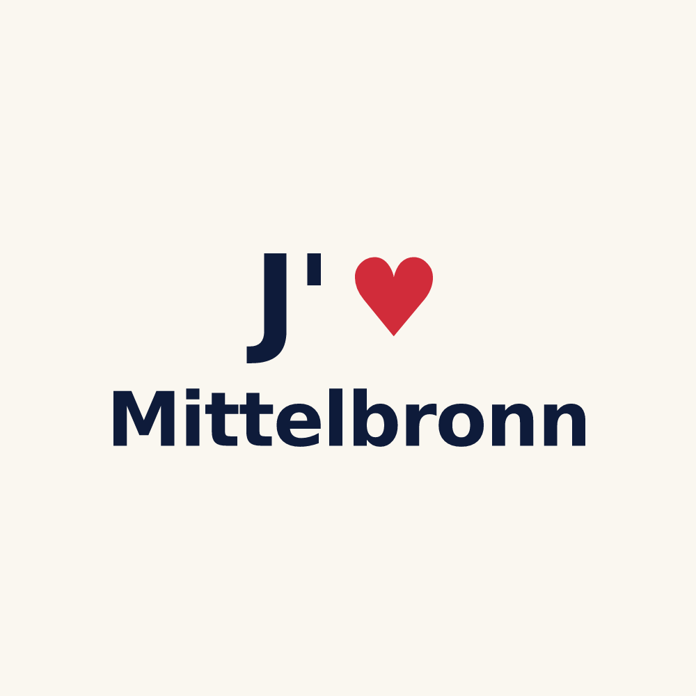 Tasse personnalisée Mittelbronn — design J'aime Mittelbronn
