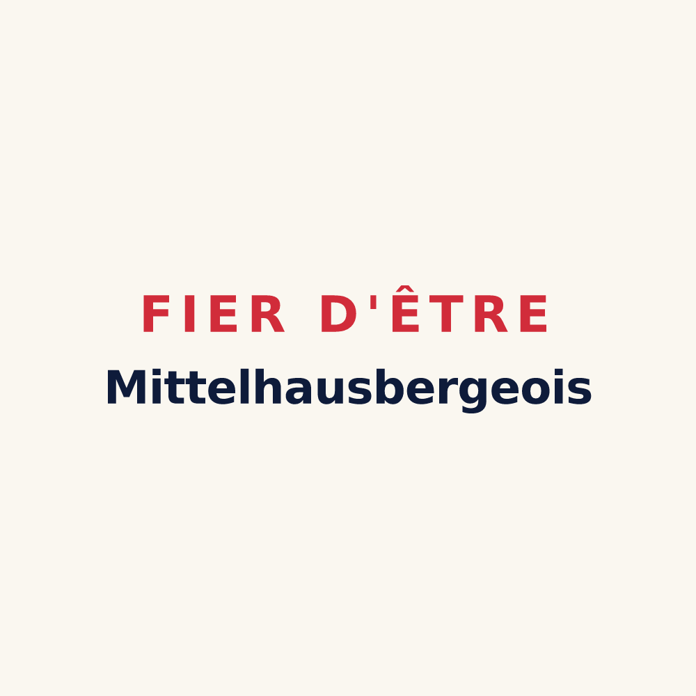 Tasse « Fier d'être Mittelhausbergeois » — design pour Mittelhausbergen