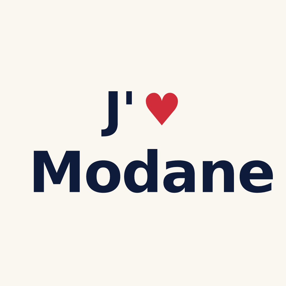 Tasse personnalisée Modane — design J'aime Modane