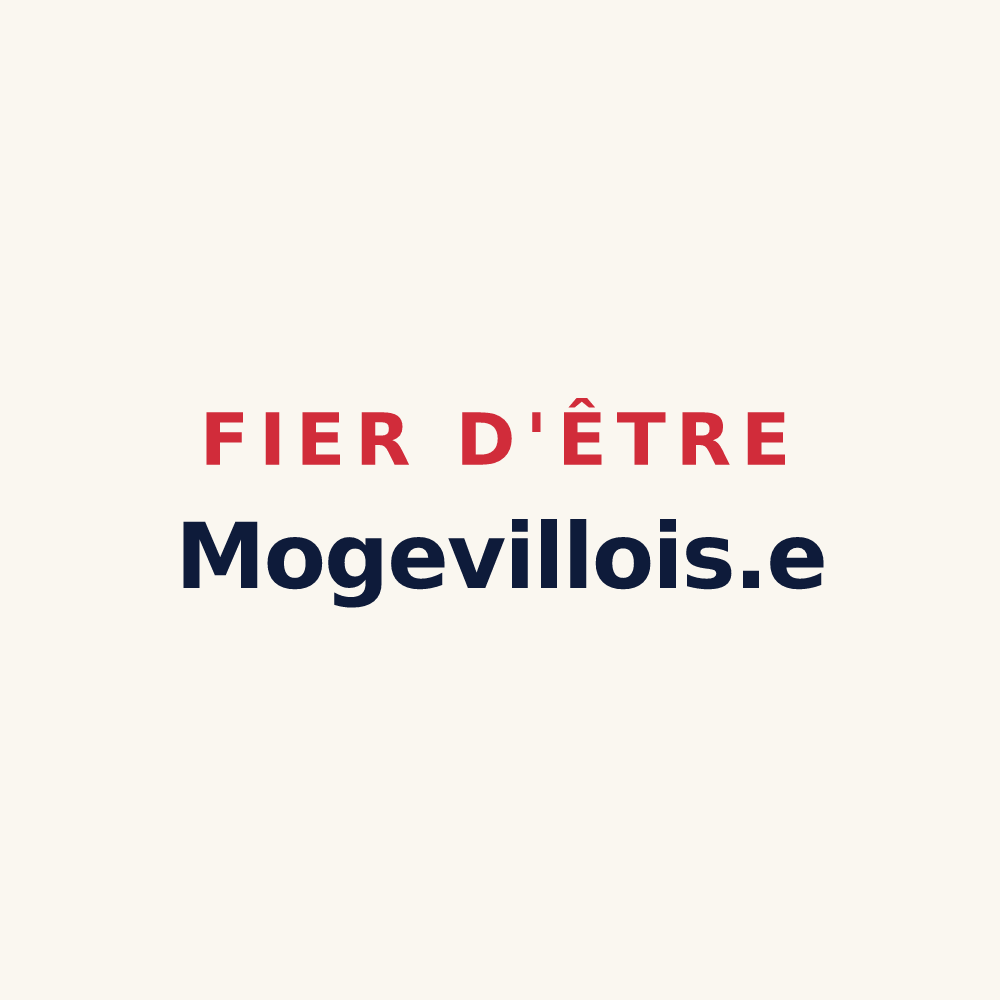 Tasse « Fier d'être Mogevillois.e » — design pour Mogeville