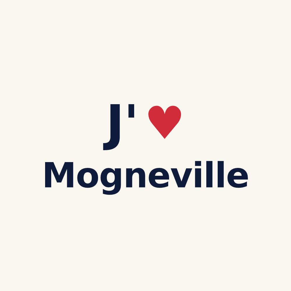 Tasse personnalisée Mogneville — design J'aime Mogneville