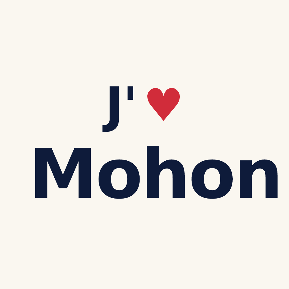 Tasse personnalisée Mohon — design J'aime Mohon