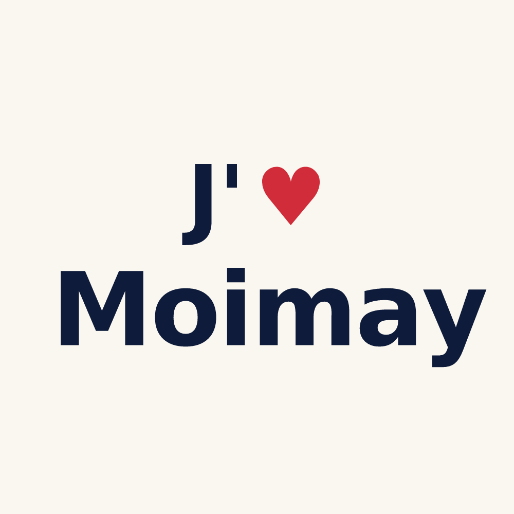 Tasse personnalisée Moimay — design J'aime Moimay