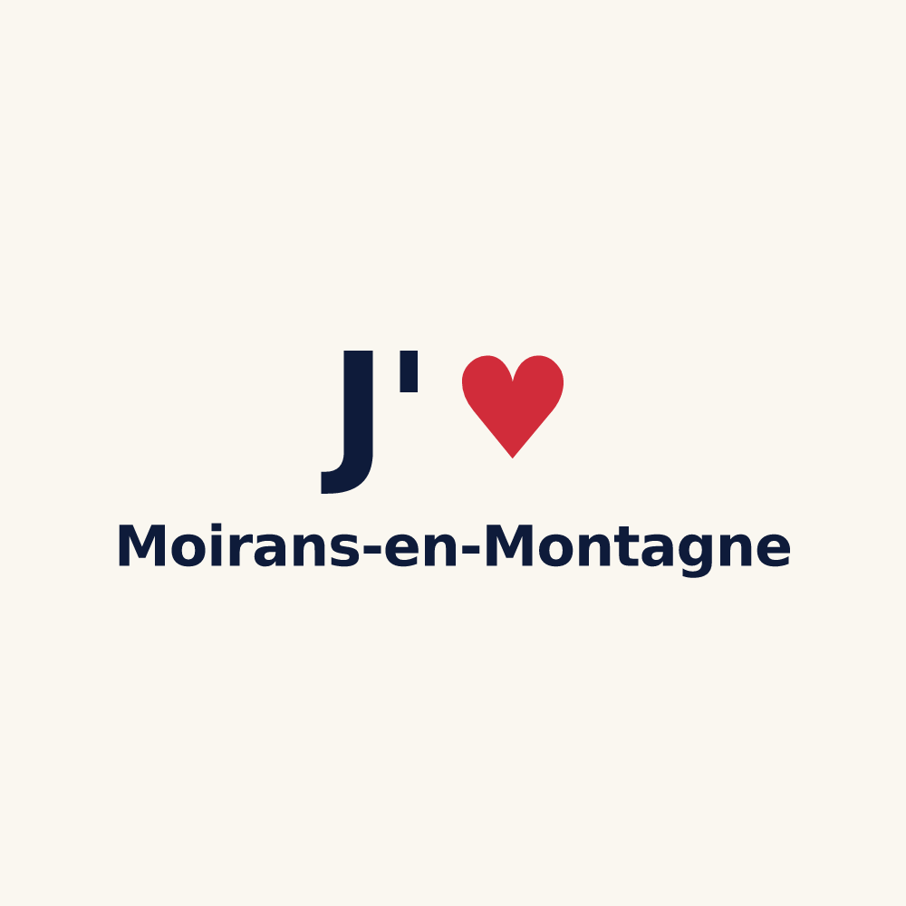 Tasse personnalisée Moirans-en-Montagne — design J'aime Moirans-en-Montagne