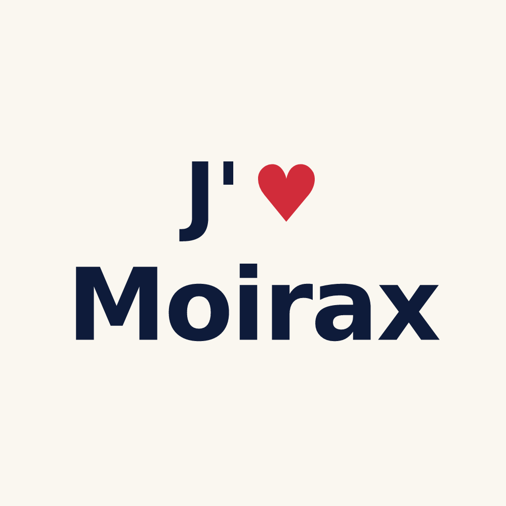 Tasse personnalisée Moirax — design J'aime Moirax
