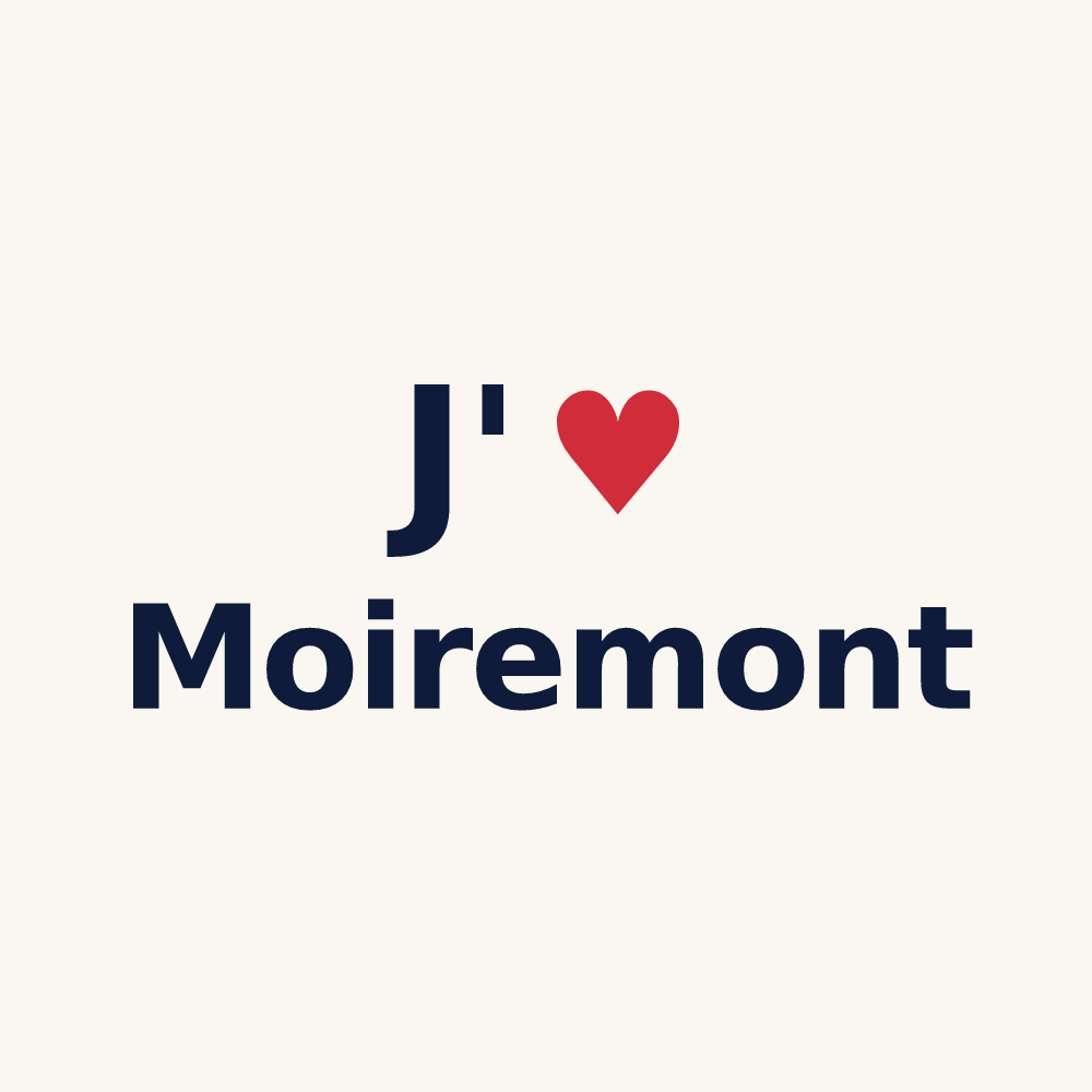 Tasse personnalisée Moiremont — design J'aime Moiremont
