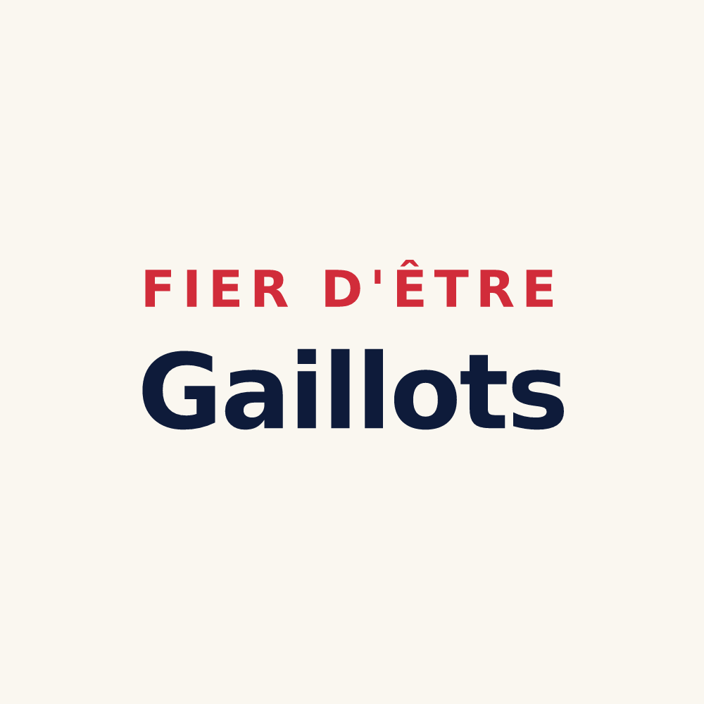 Tasse « Fier d'être Gaillots » — design pour Moiremont