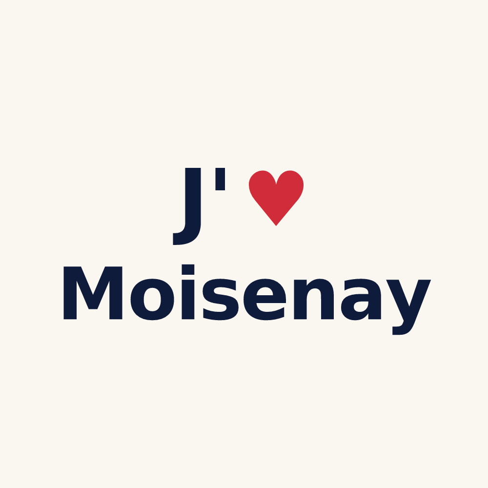 Tasse personnalisée Moisenay — design J'aime Moisenay