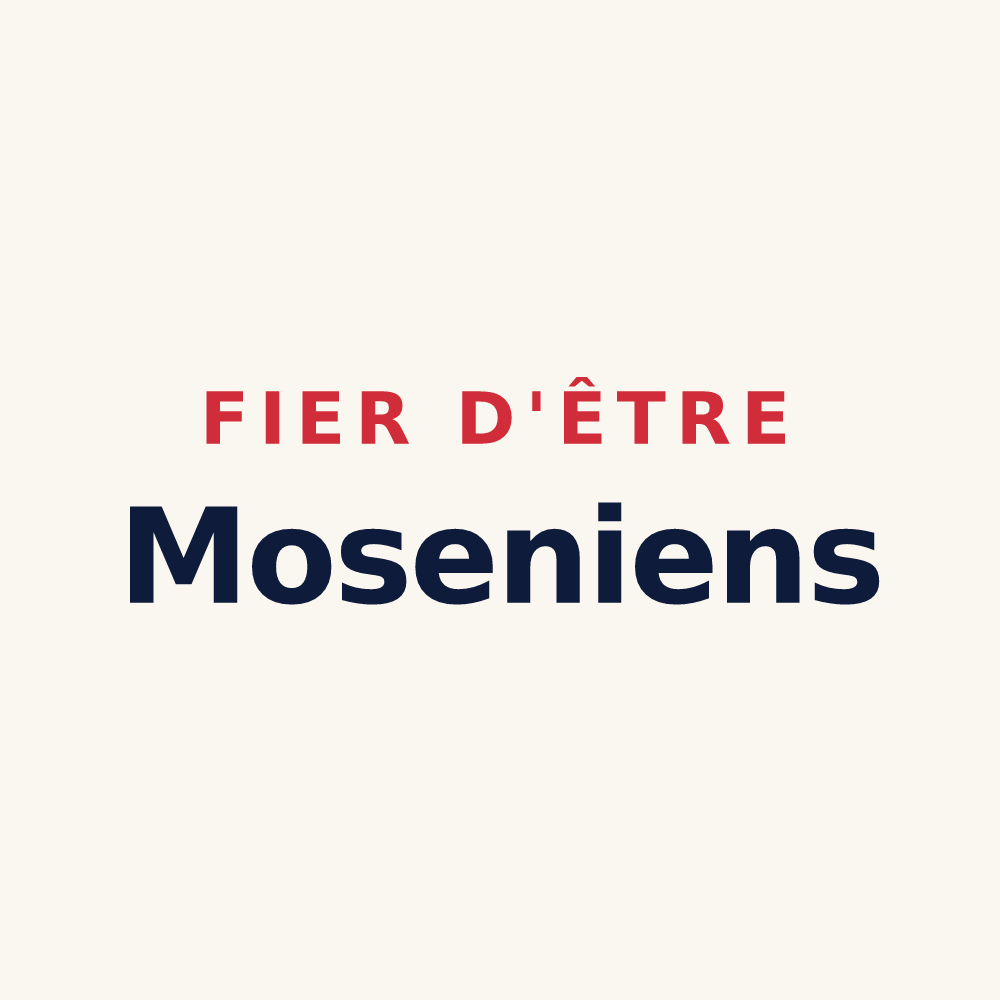 Tasse « Fier d'être Moseniens » — design pour Moisenay