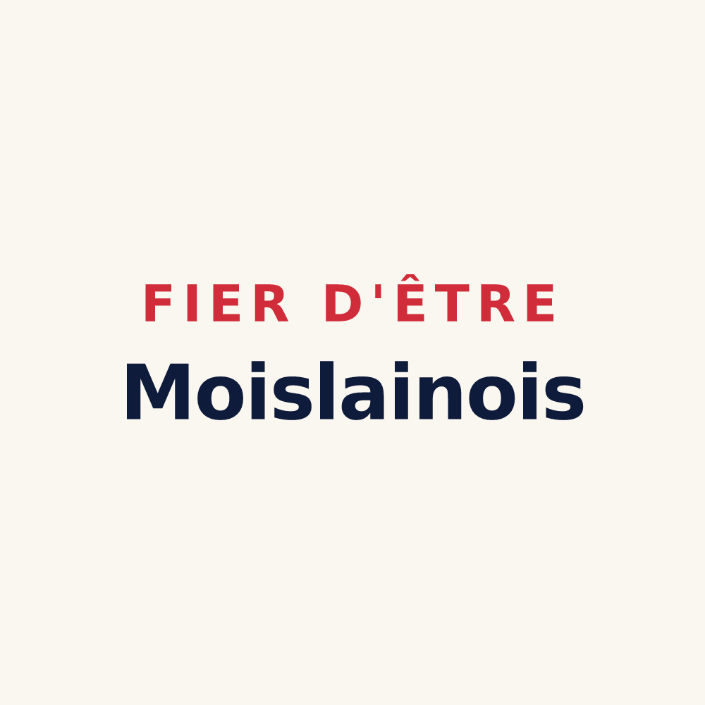 Tasse « Fier d'être Moislainois » — design pour Moislains