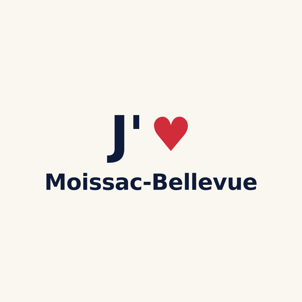 Tasse personnalisée Moissac-Bellevue — design J'aime Moissac-Bellevue