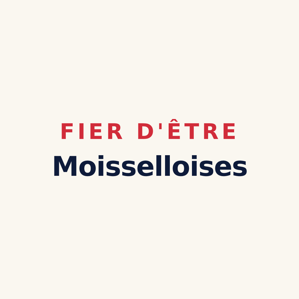 Tasse « Fier d'être Moisselloises » — design pour Moisselles