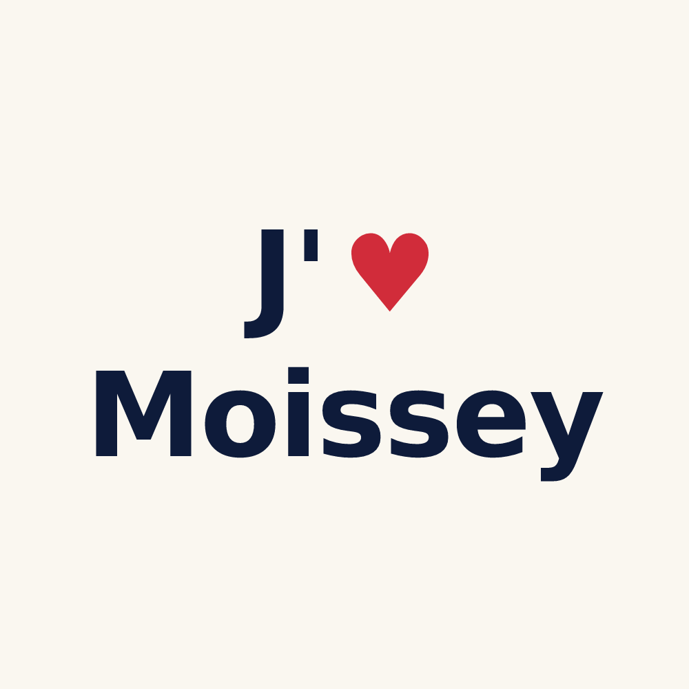 Tasse personnalisée Moissey — design J'aime Moissey