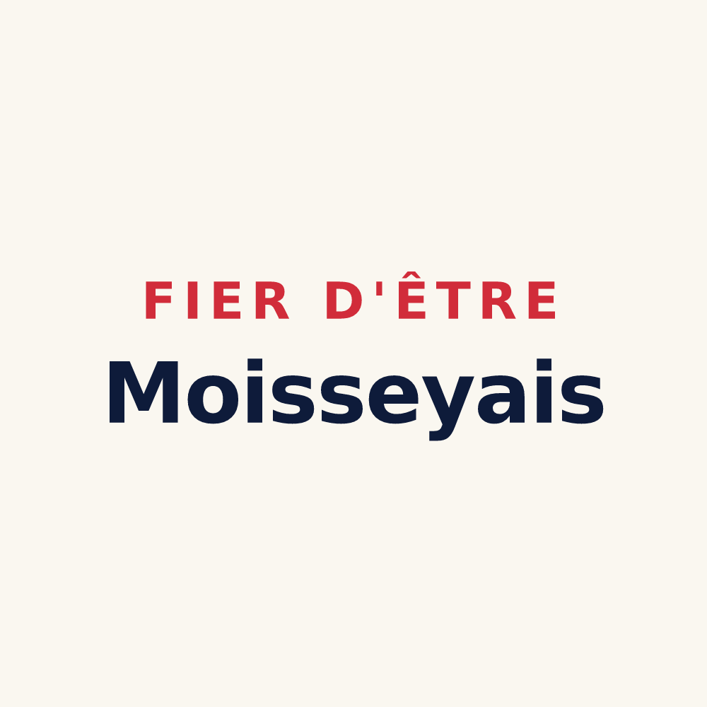 Tasse « Fier d'être Moisseyais » — design pour Moissey