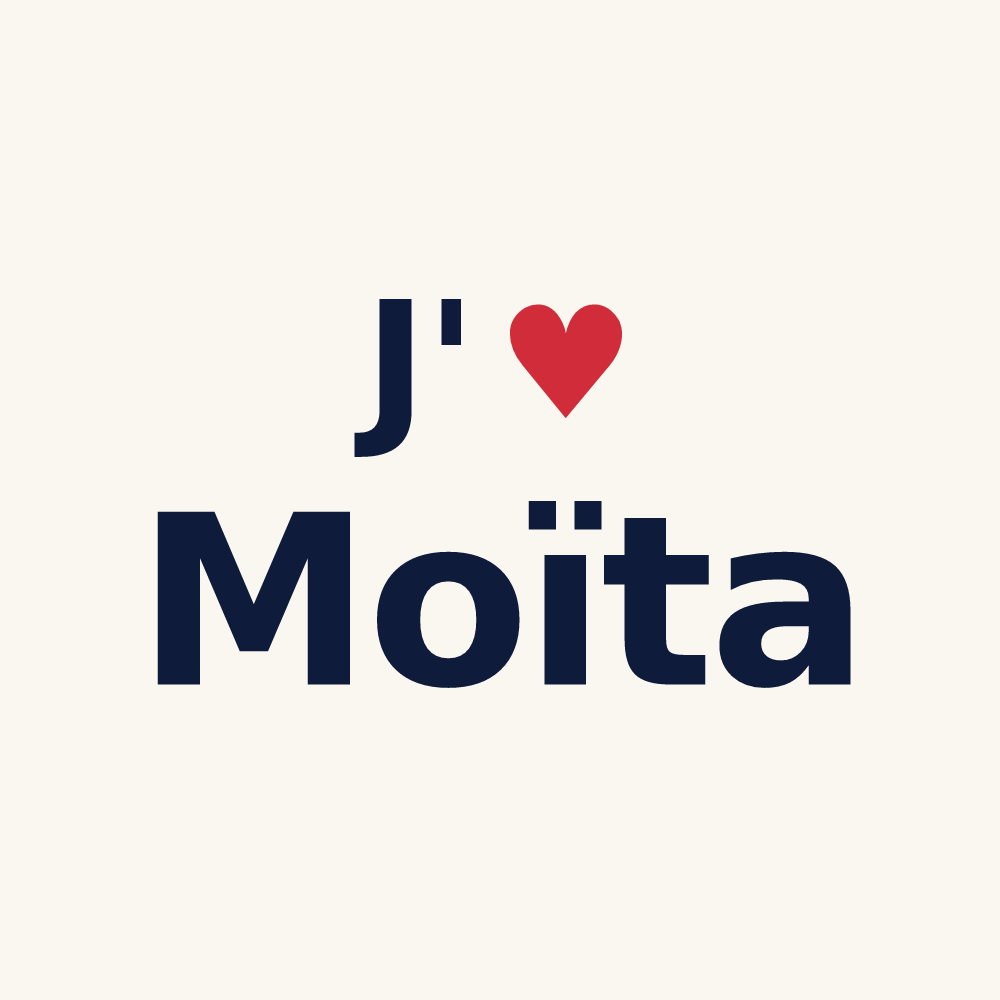 Tasse personnalisée Moïta — design J'aime Moïta