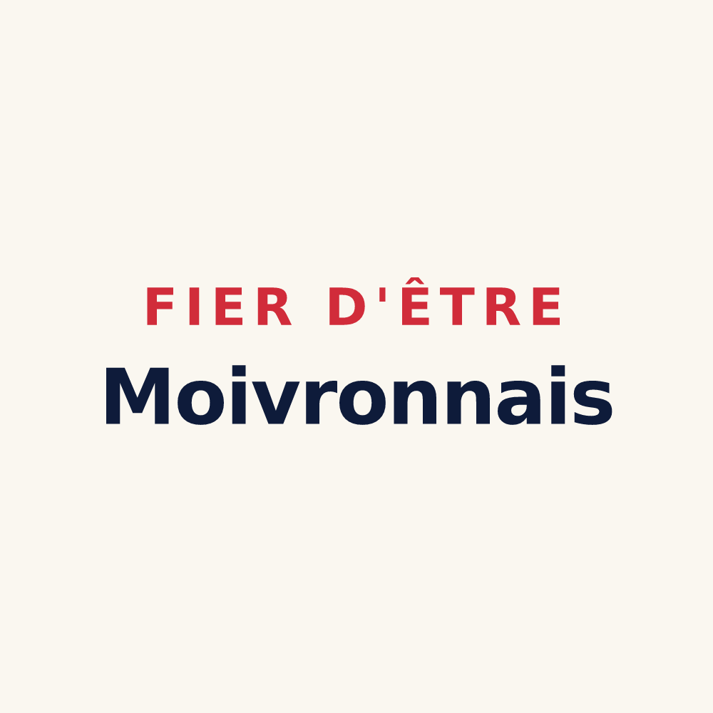Tasse « Fier d'être Moivronnais » — design pour Moivrons