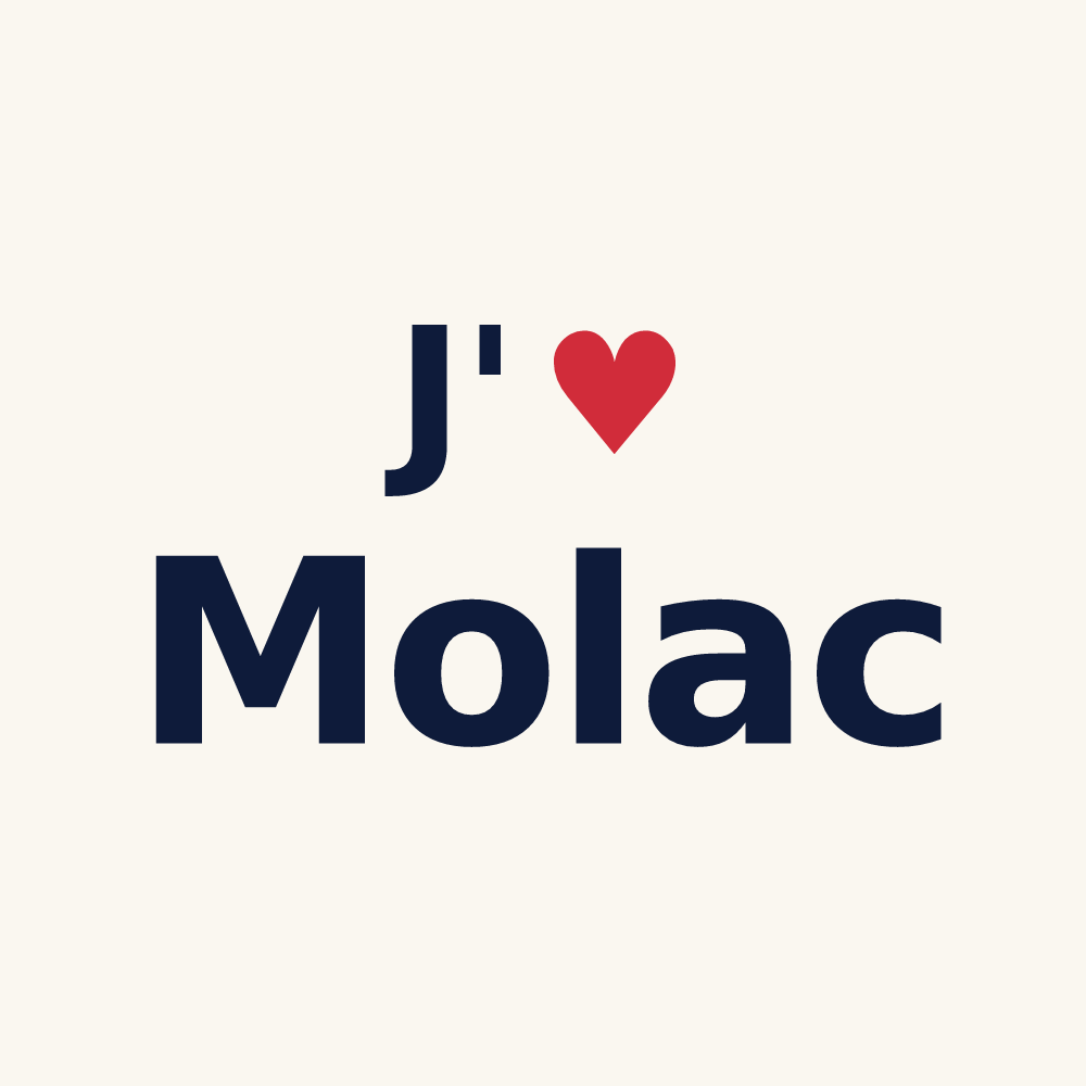 Tasse personnalisée Molac — design J'aime Molac