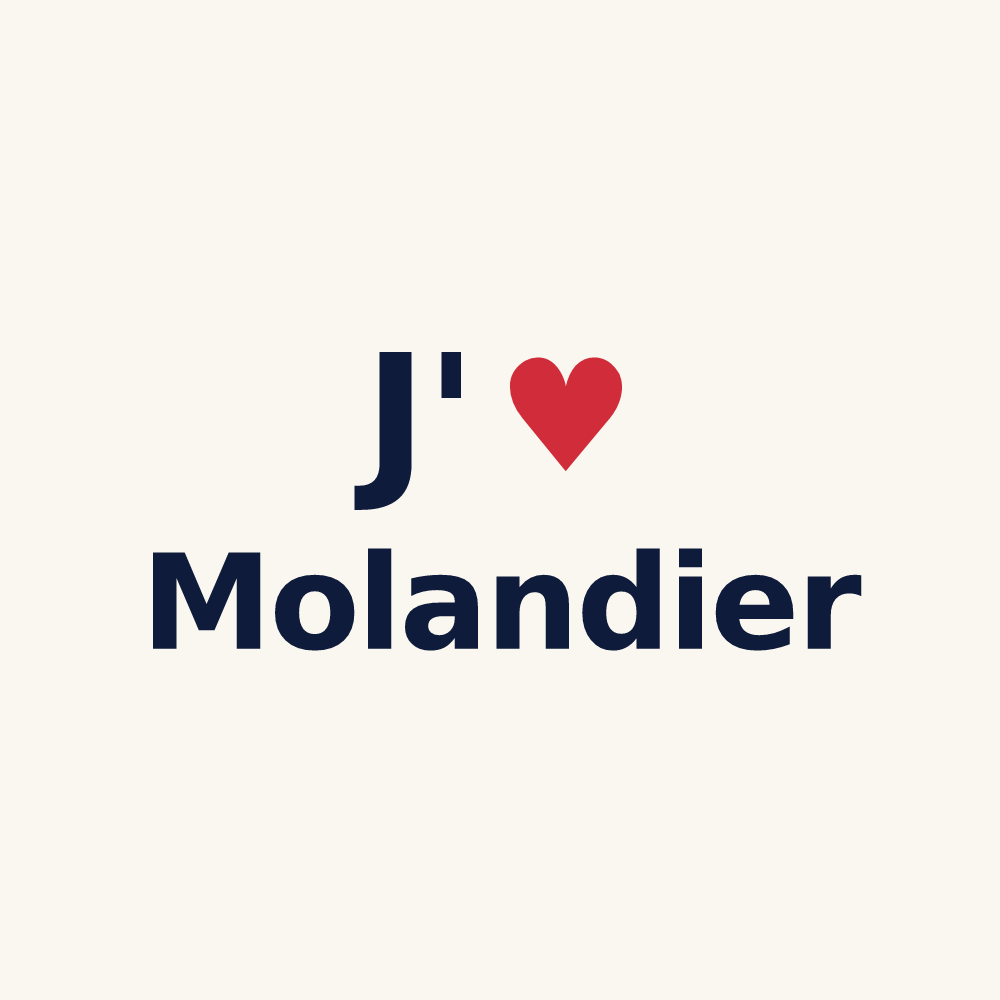 Tasse personnalisée Molandier — design J'aime Molandier