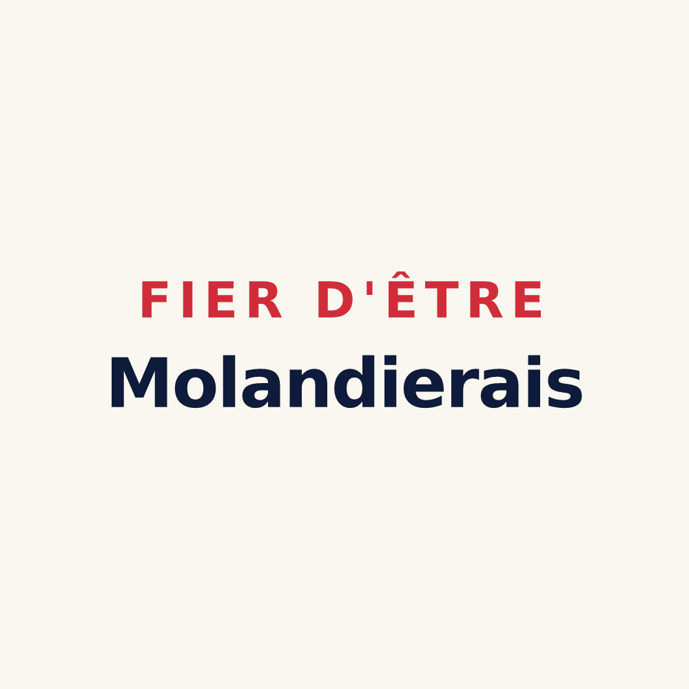 Tasse « Fier d'être Molandierais » — design pour Molandier