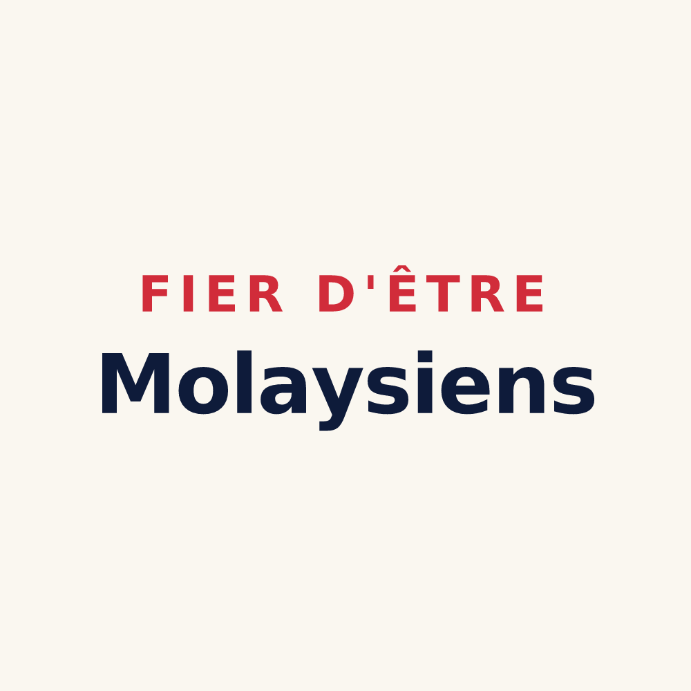 Tasse « Fier d'être Molaysiens » — design pour Molay