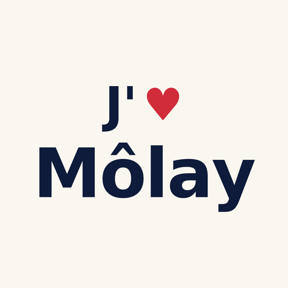Tasse personnalisée Môlay — design J'aime Môlay