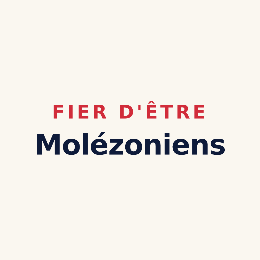 Tasse « Fier d'être Molézoniens » — design pour Molezon