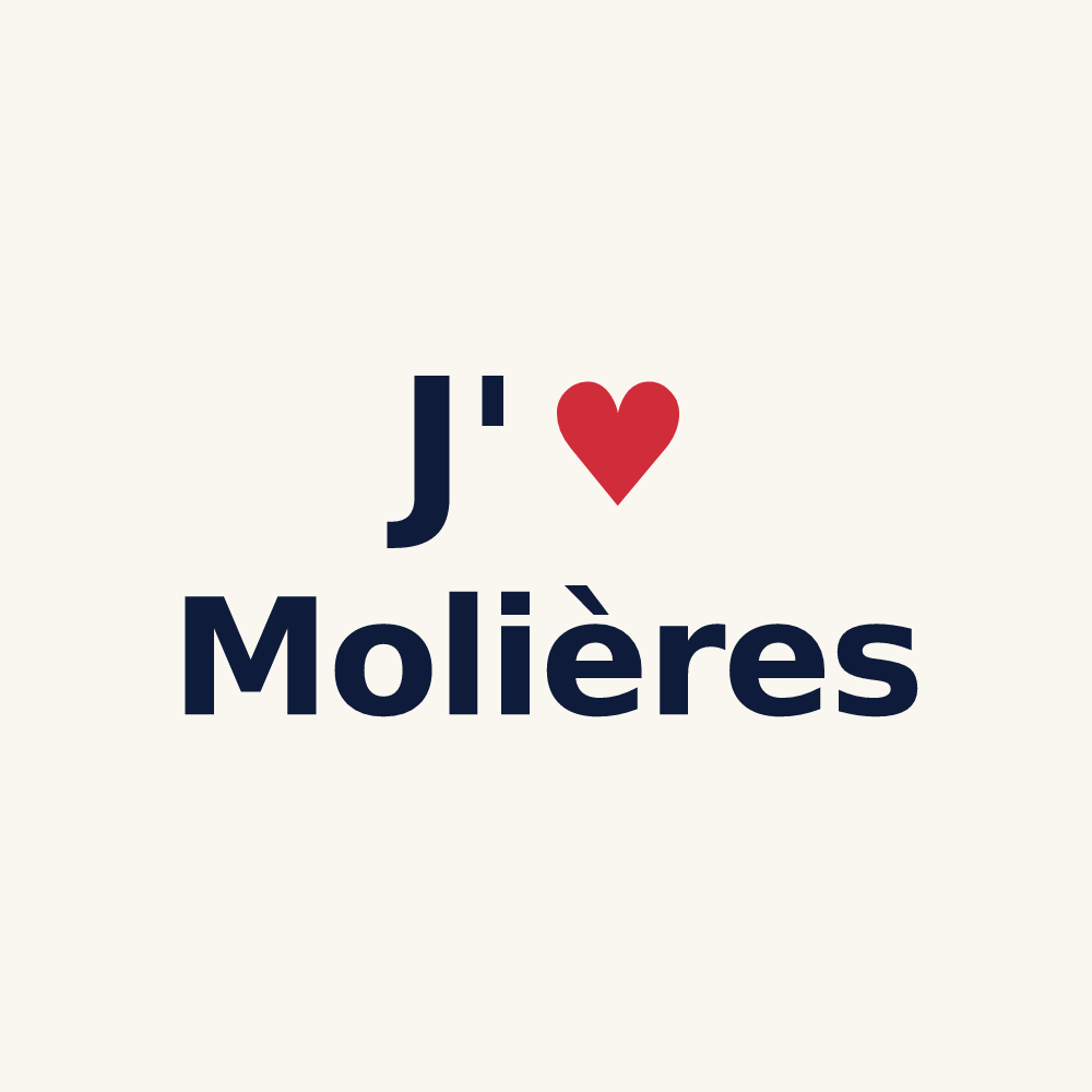 Tasse personnalisée Molières — design J'aime Molières