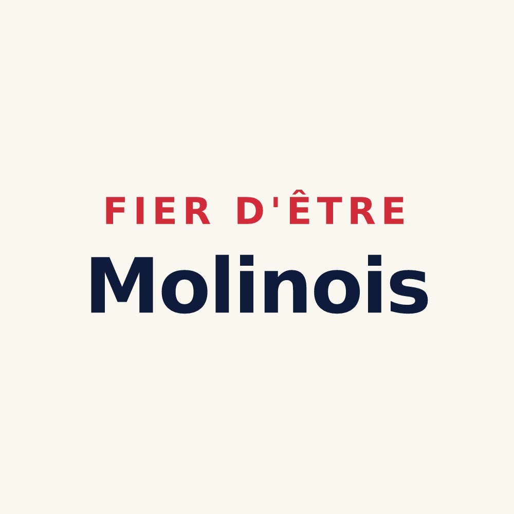 Tasse « Fier d'être Molinois » — design pour Molins-sur-Aube