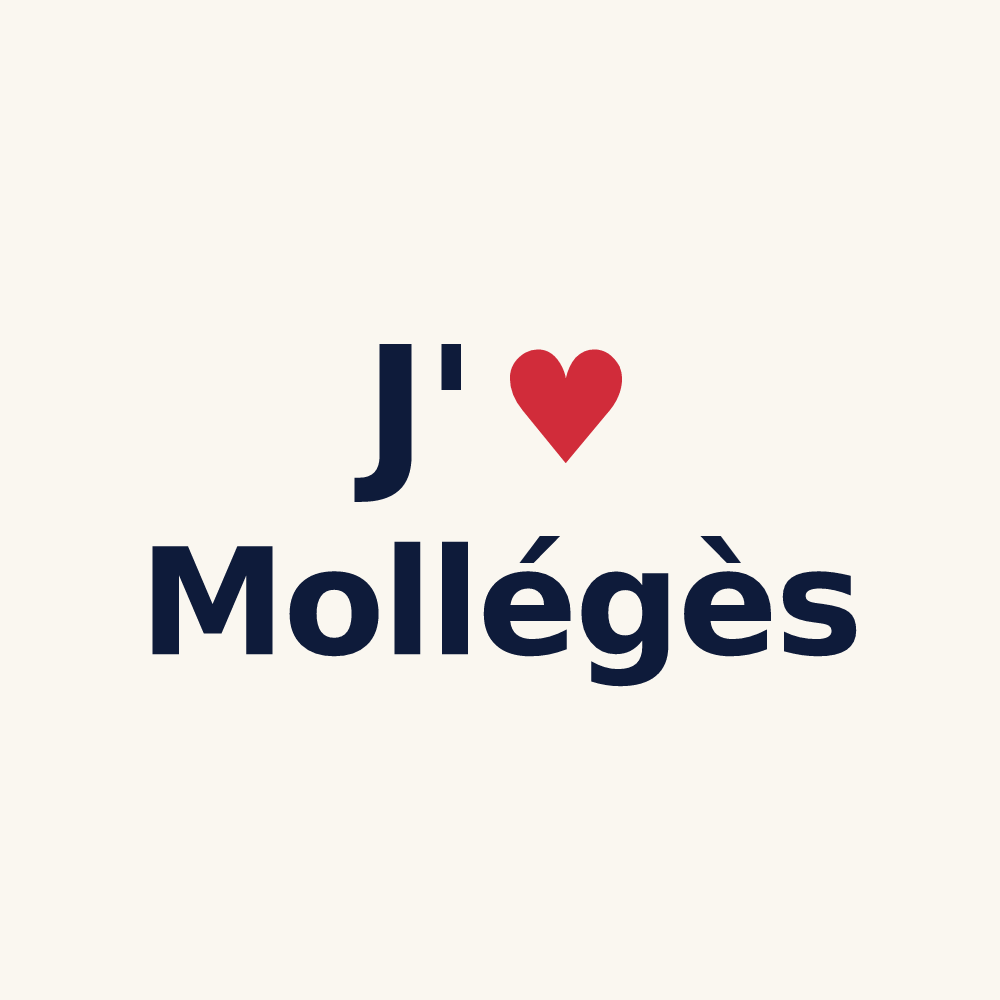 Tasse personnalisée Mollégès — design J'aime Mollégès