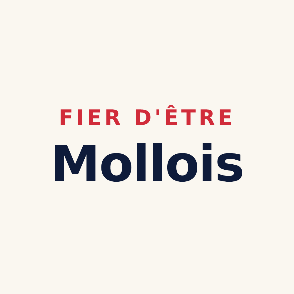Tasse « Fier d'être Mollois » — design pour Molles