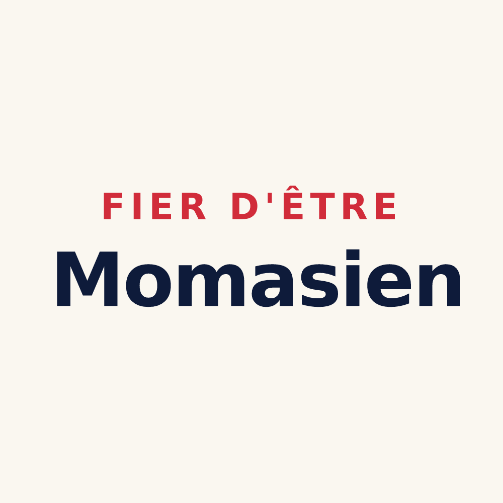 Tasse « Fier d'être Momasien » — design pour Momas