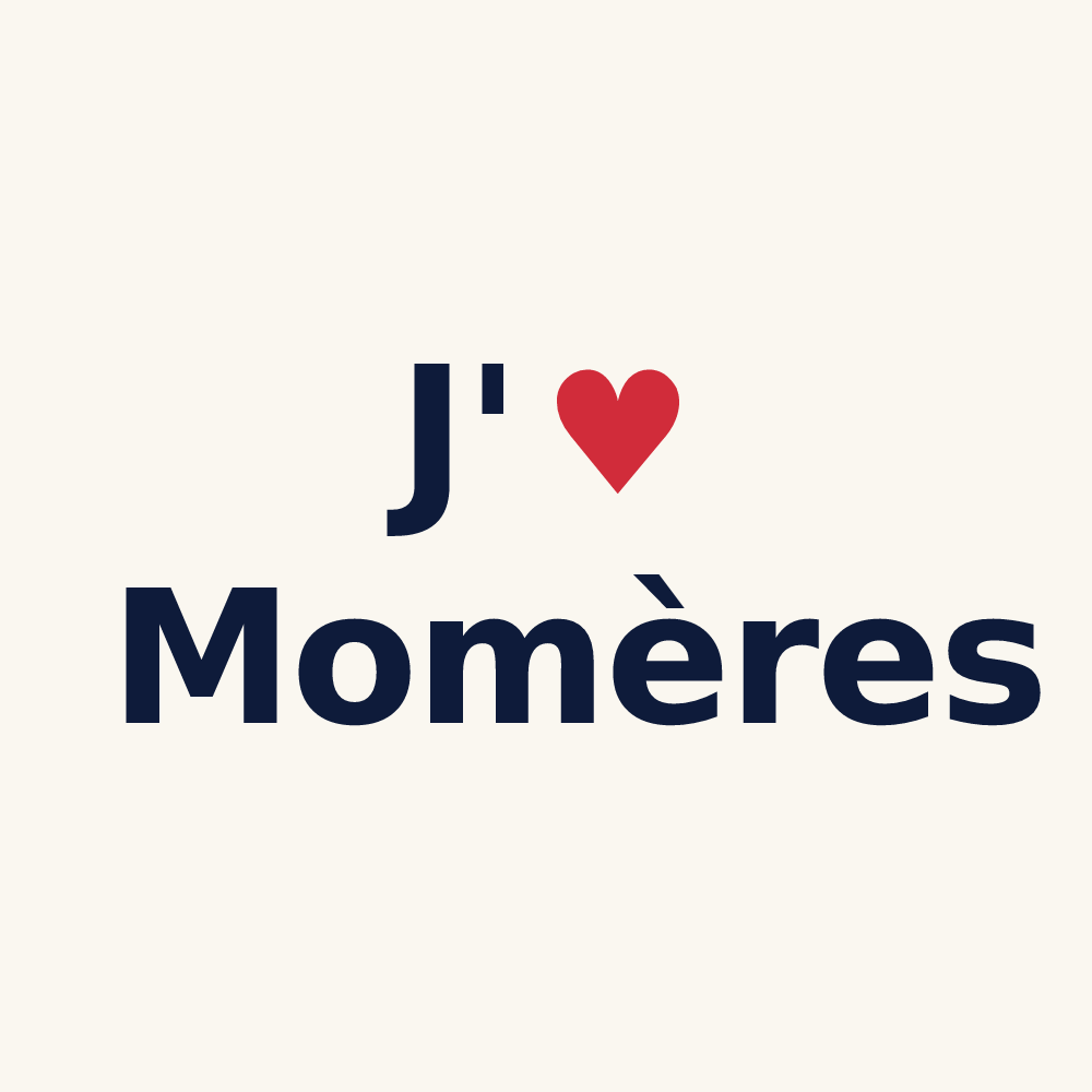 Tasse personnalisée Momères — design J'aime Momères