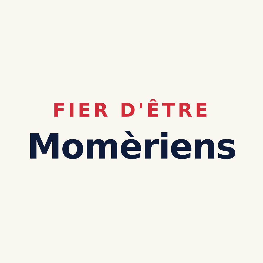 Tasse « Fier d'être Momèriens » — design pour Momères