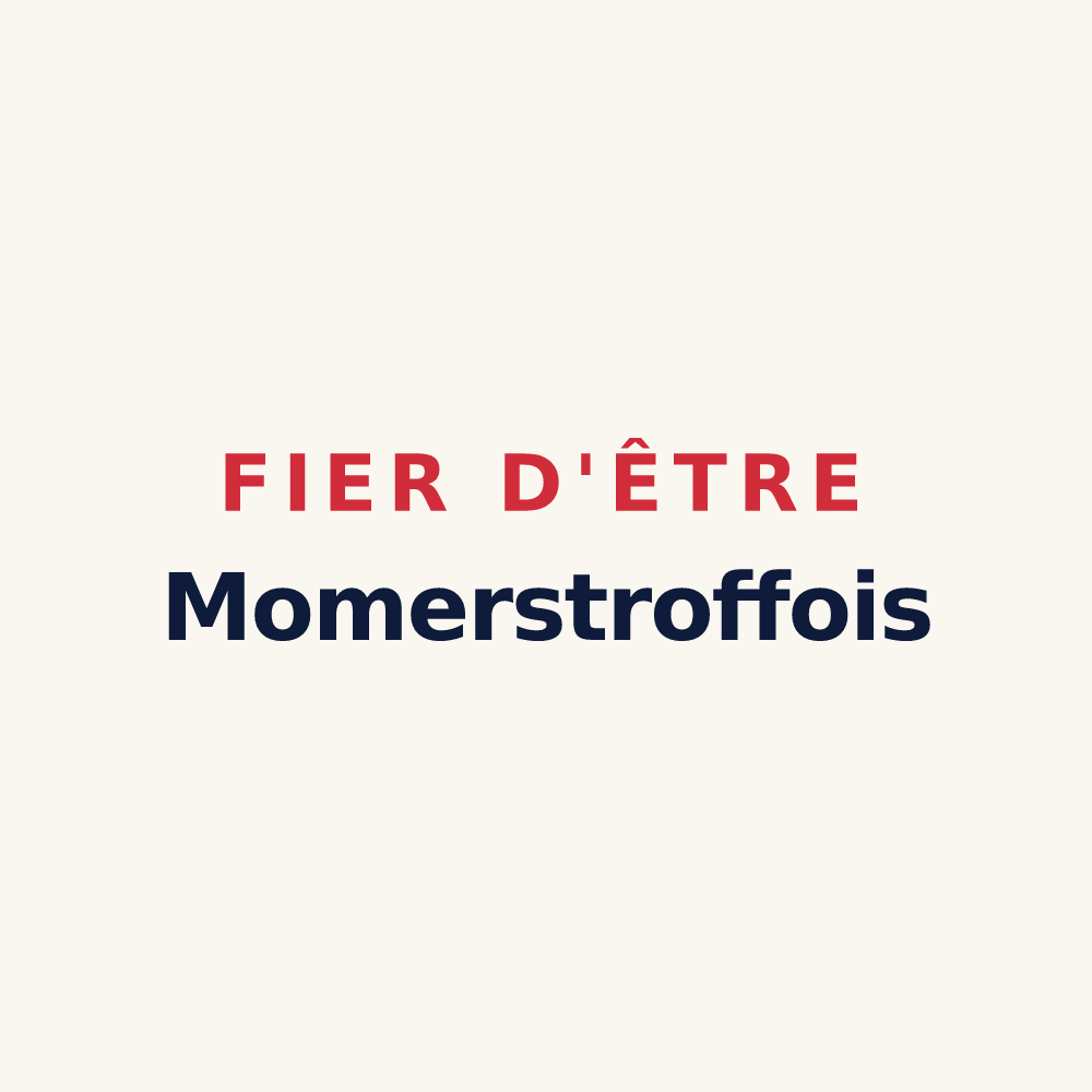 Tasse « Fier d'être Momerstroffois » — design pour Momerstroff