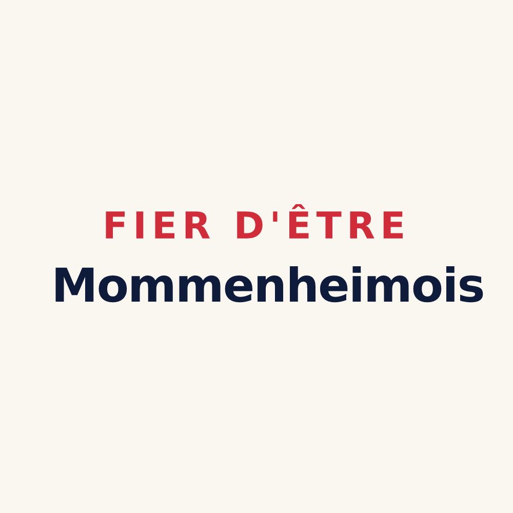 Tasse « Fier d'être Mommenheimois » — design pour Mommenheim
