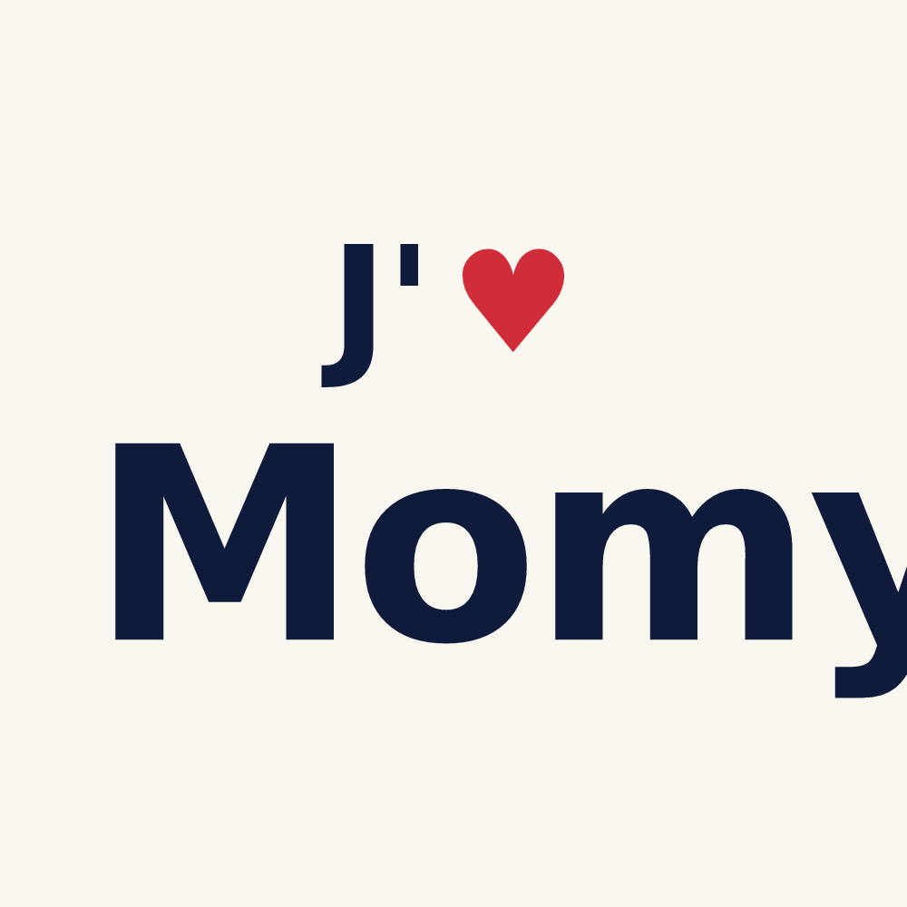 Tasse personnalisée Momy — design J'aime Momy