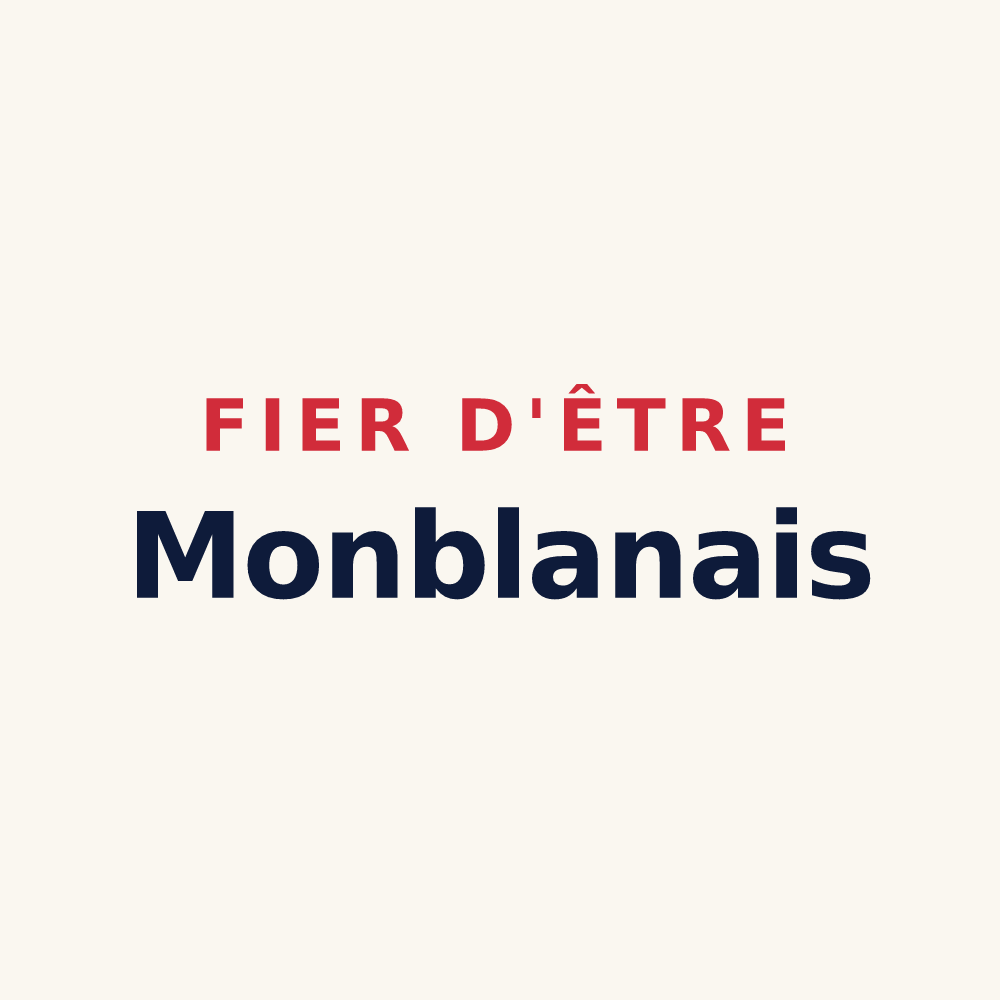 Tasse « Fier d'être Monblanais » — design pour Monblanc